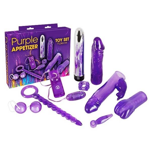 Set Purple Appetizer 9 Piese