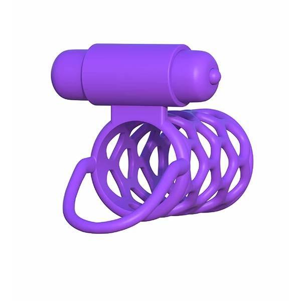 Inel Fantasy C-Ringz Vibrating Couples Cage-(1)