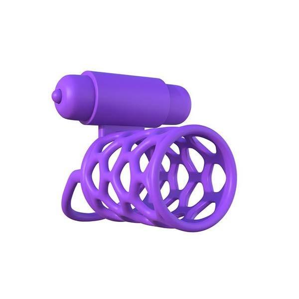 Inel Fantasy C-Ringz Vibrating Couples Cage-(5)